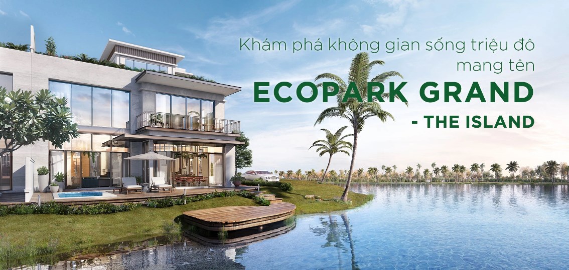 biệt thự đảo lớn Ecopark